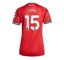 Manchester United Leny Yoro #15 Koszulka Podstawowa damskie 2025-26 Krótki Rękaw